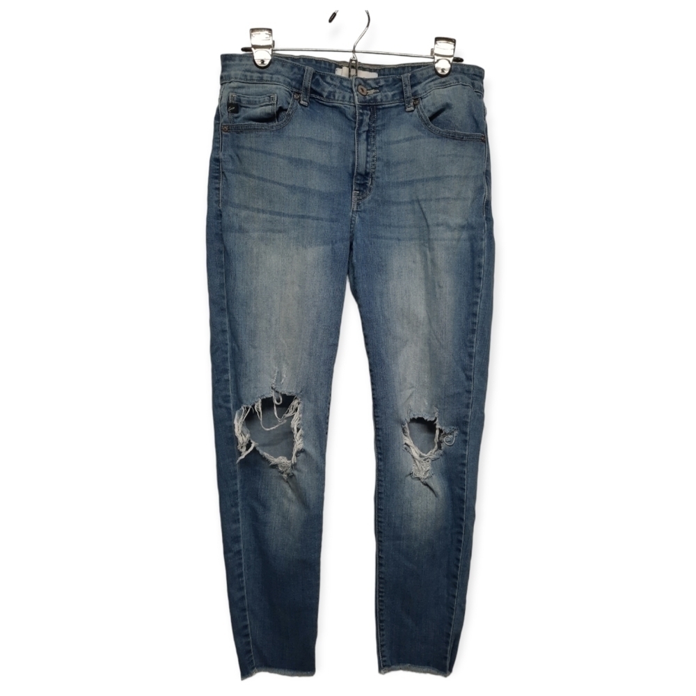 KanCan Busted Knee Distressed Skinny Jeans